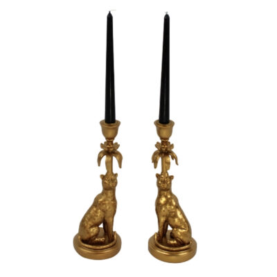 Leopard Candle Holder