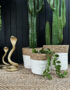 Love Frankie seagrass basket white