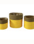 Love Frankie seagrass basket yellow