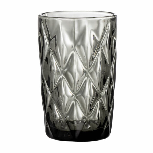 Faceted Tumbler in Smoke