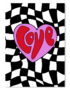 Checkmate Love Typography Poster
