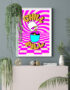 Chill Pill 70s Inspired Typography Poster