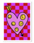 Heart Full of Smileys Typography Poster