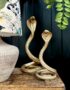 Decorative Gold Snake Ornaments - 2 Sizes Available