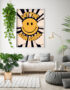 Let the Sun Shine Smiley Typography Poster
