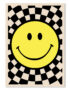 Retro Raver Smiley Face Typography Poster