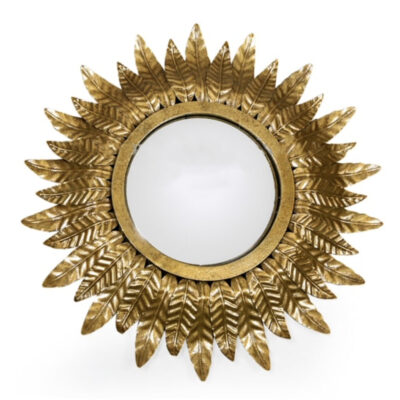 Love Frankie starburst gold mirror