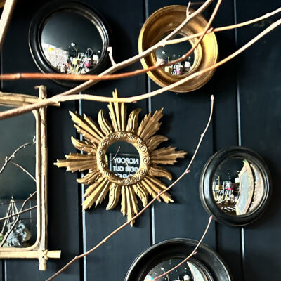 Love Frankie gold sunburst mirror