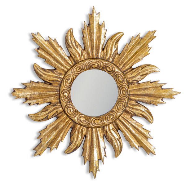 Antique Gold Sunburst Mirror