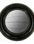 Antiqued Black Convex Mirror - Large