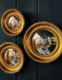 Love Frankie gold convex mirrors