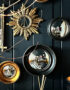 Love Frankie black convex mirror