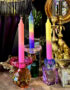 Love Frankie jewel glass candleholder