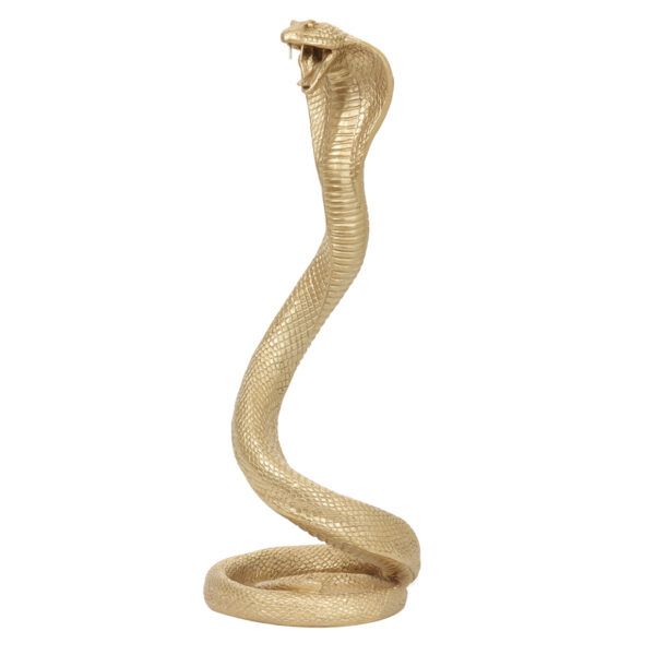 Decorative Gold Snake Ornament