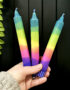 Love Frankie rainbow candle
