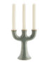 Stoneware Candelabra in Sage