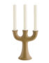 Stoneware Candelabra in Tan