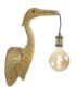 Gold Heron Wall Light