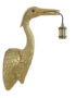 Gold Heron Wall Light