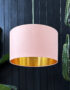 love frankie peach cotton and gold lining