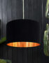 love frankie black velvet and copper lining