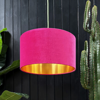 love frankie raspberry velvet and gold lining