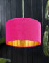 love frankie raspberry velvet and gold lining
