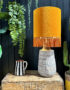 Love Frankie wooden white washed tall table lamp