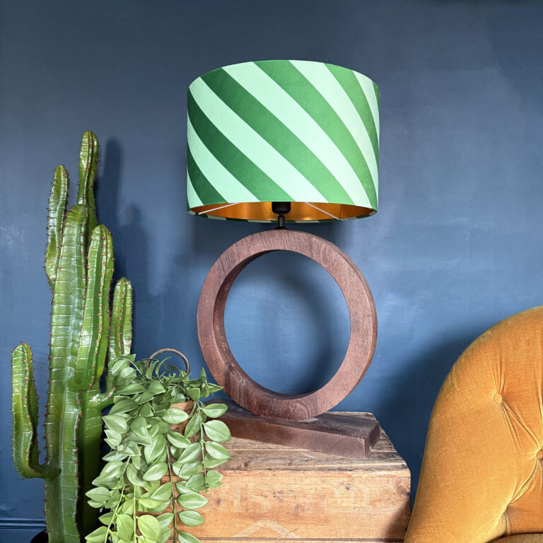 Mango Wood Moon Lamp in Fire