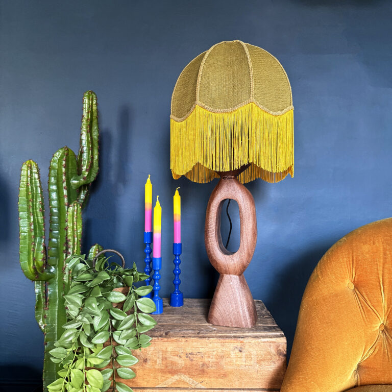 Odin Totem Table Lamp in Fire
