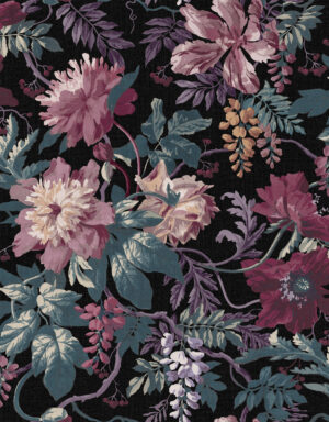 Midnight Garden Wallpaper - Nightshade