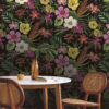 Botanical Garden Wallpaper - Onyx Black
