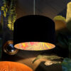 Love Frankie onyx botanical garden lampshade in black velvet