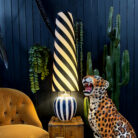 love frankie Helter skelter cone lampshade in liquorice