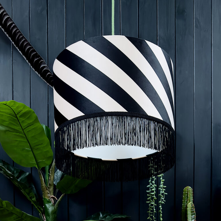 love frankie Helter skelter lampshade with singing in liquorice
