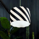 love frankie Helter skelter lampshade in liquorice