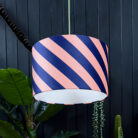 love frankie Peach Fuzz Helter Skelter Velvet Lampshade