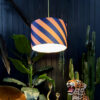 love frankie Peach Fuzz Helter Skelter Velvet Lampshade