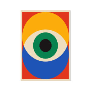 Bauhaus Art Print - Red Eye