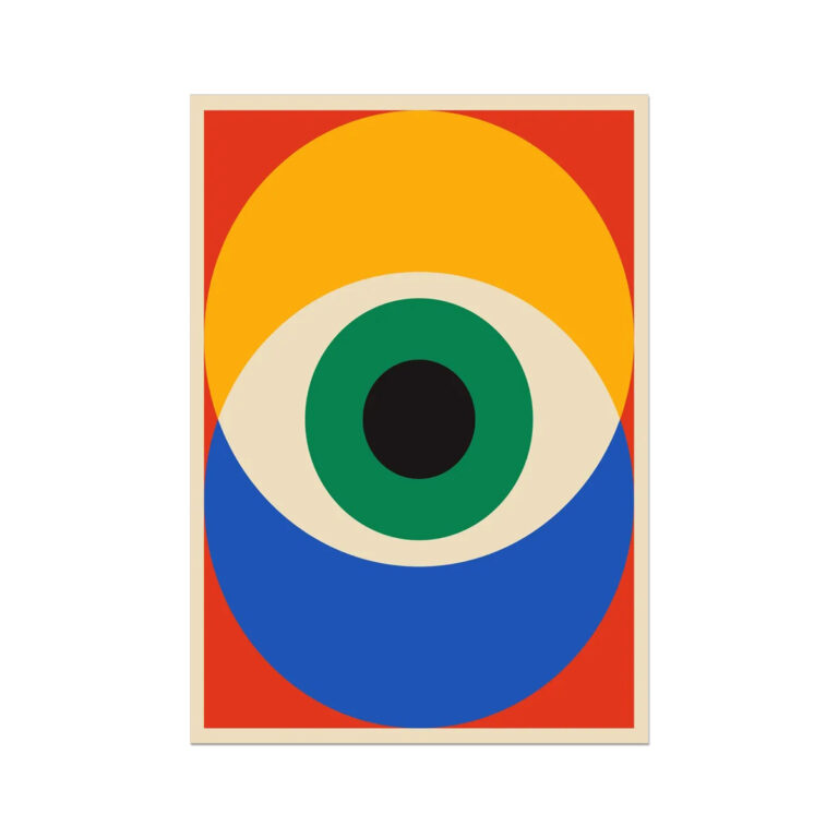 Bauhaus Art Print - Red Eye