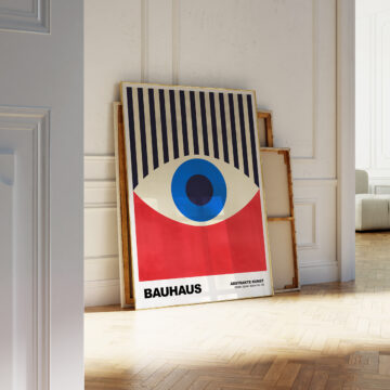 Bauhaus Art Print - Striped Eye