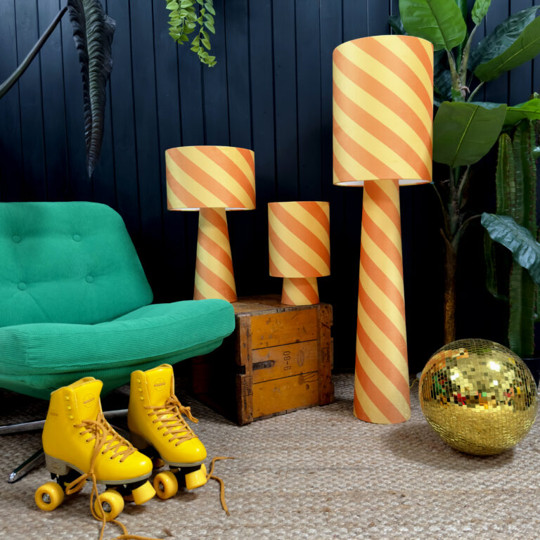 love frankie helter skelter lamps in marmalade