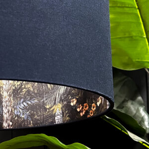 love frankie flight of the cranes silhouette lampshade in deep space