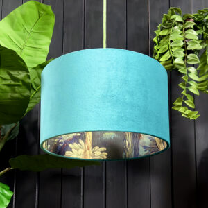 love frankie enchanted wood silhouette lampshade in jade