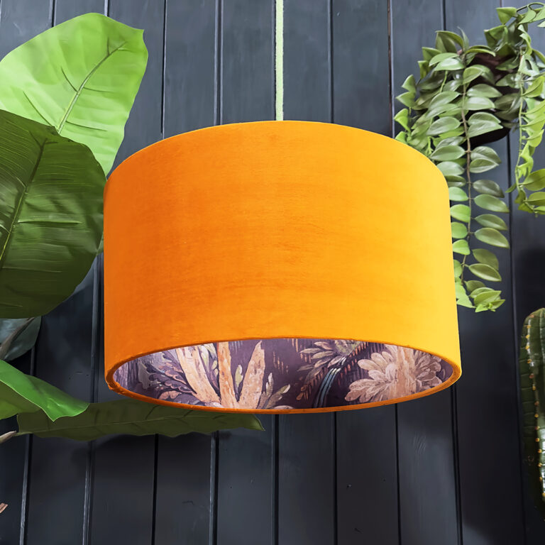 love frankie enchanted wood silhouette lampshade in rust