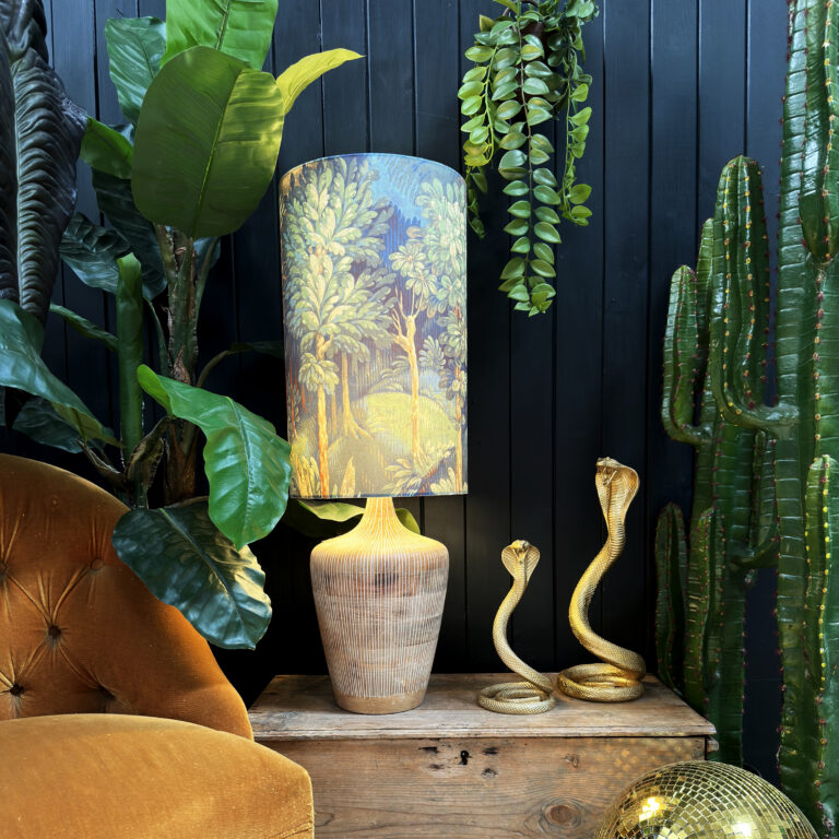 love frankie enchanted wood tube lampshade in emerald