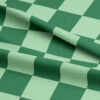 Love Frankie Fabric - Checkmate Checkerboard Fabric in Apple Sours. Pickle & Sage