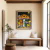 Pipe Dream Psychedelic Mushroom Print Poster by Love Frankie