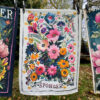 Love Frankie Cheeky Floral Tea Towels - "Sponger" Designed by Love Frankie and Printed in the UK