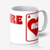 "You are Ace" Playing Cards Mug. Designed by Love Frankie and printed in the UK.